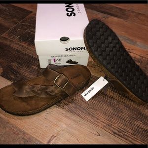 SZ 7.5 Sonoma Leather Sandals